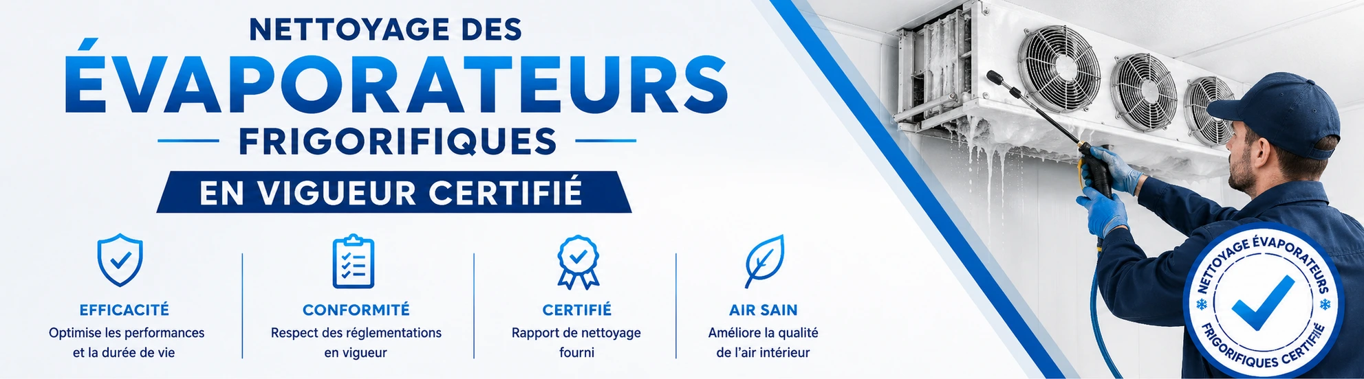 Nettoyage evaporateur frigorifique